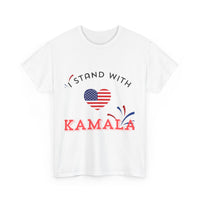 I Stand with Kamala Unisex Heavy Cotton Tee