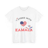 I Stand with Kamala Unisex Heavy Cotton Tee