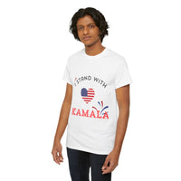 I Stand with Kamala Unisex Heavy Cotton Tee