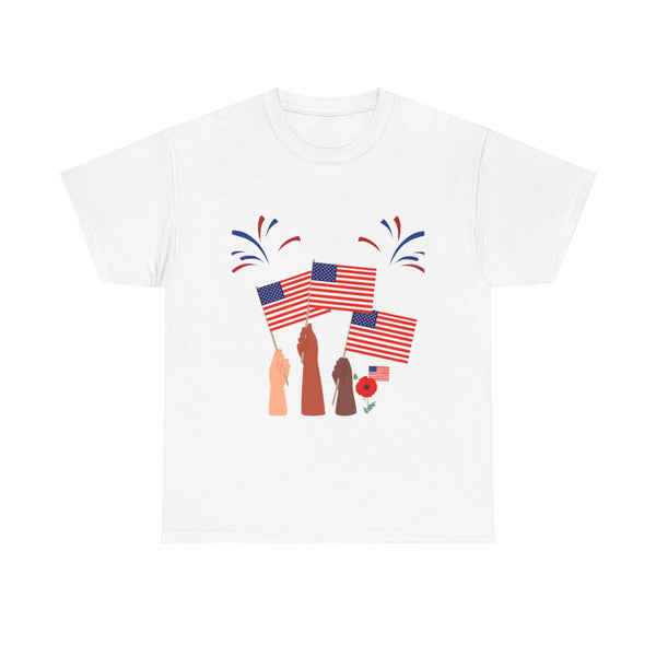 Proud To Be an American Unisex Heavy Cotton Tee