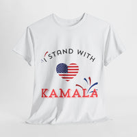 I Stand with Kamala Unisex Heavy Cotton Tee