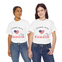 I Stand with Kamala Unisex Heavy Cotton Tee