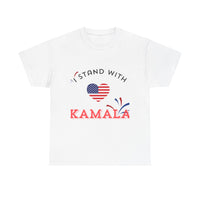 I Stand with Kamala Unisex Heavy Cotton Tee