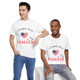 I Stand with Kamala Unisex Heavy Cotton Tee